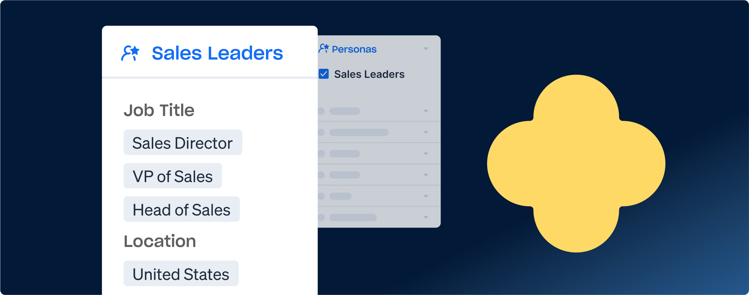 Screenshot demonstrating Personas