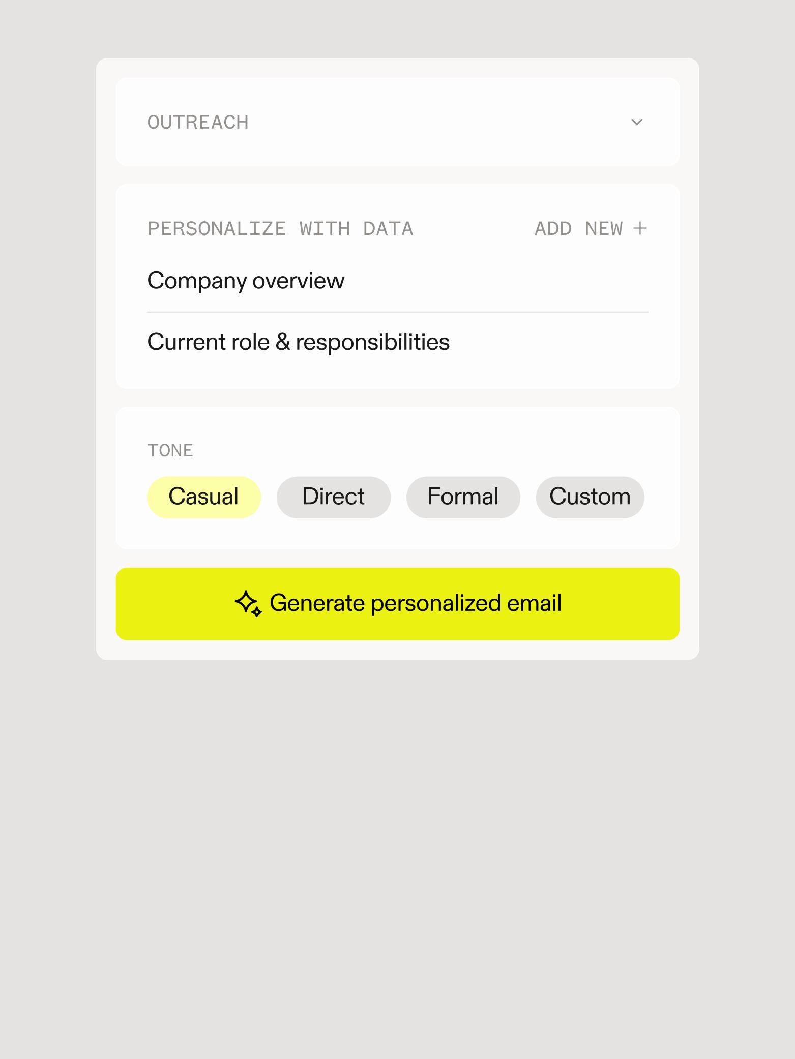 AI-powered messaging