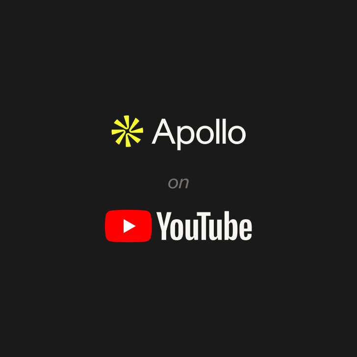 Apollo YouTube Channel