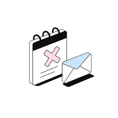 Follow up on no-shows automatically course illustration