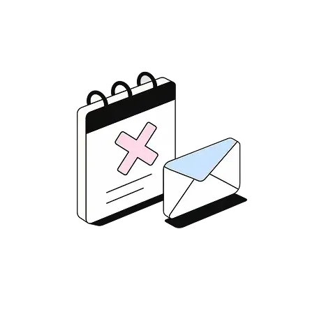 Follow up on no-shows automatically course illustration