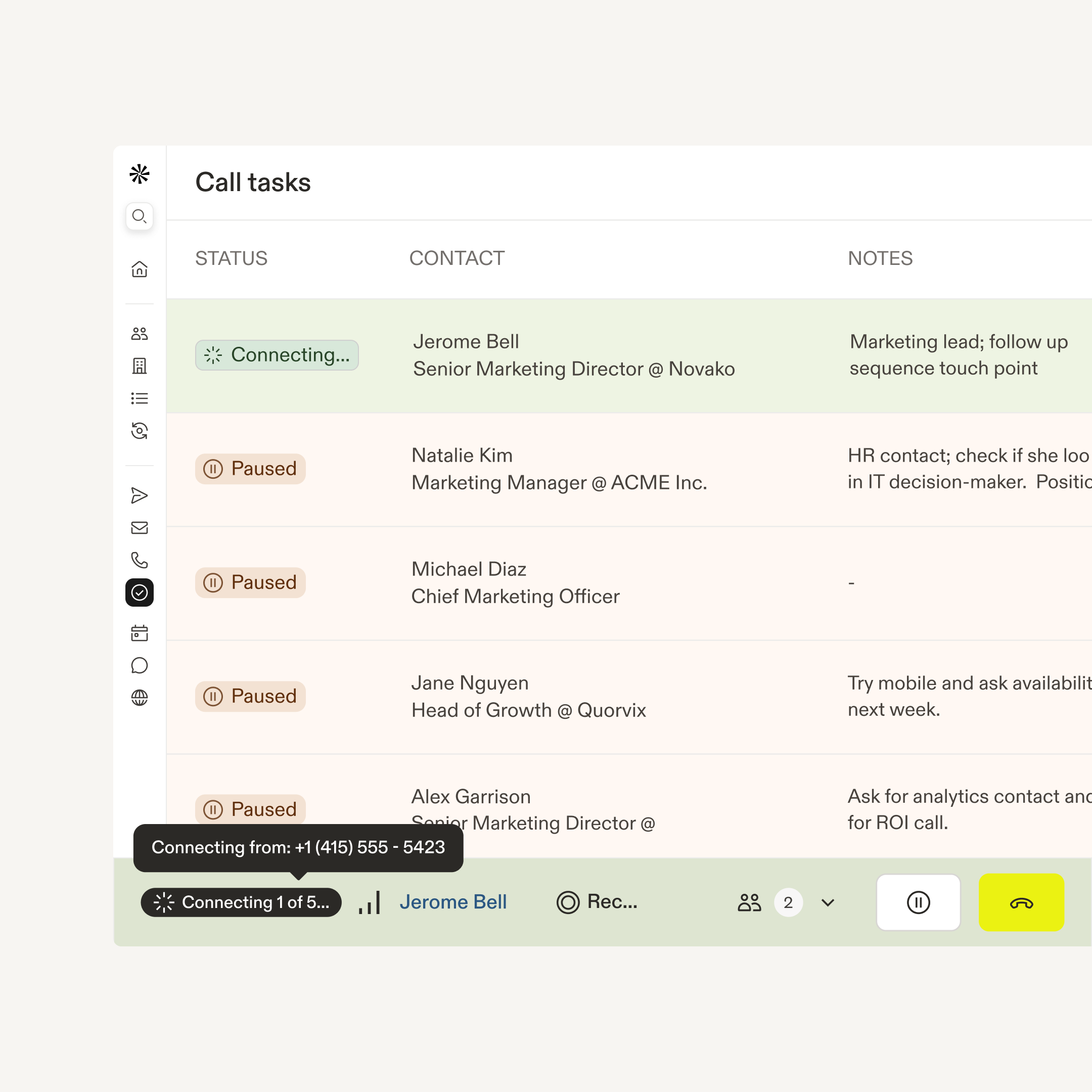 Apollo Dialer - Make more connects in less time