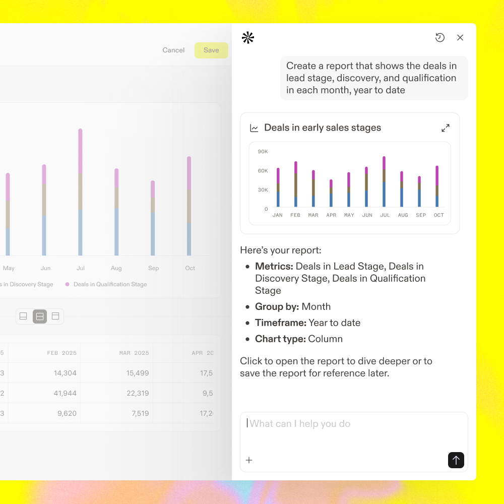 Apollo analytics dashboard charting sequence performance over time